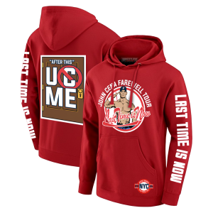 John Cena Farewell Tour 2025 NYC Red Kangaroo Hoodie