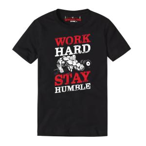 Buy The Gym Work Hard Stay Humble Digital Print T Shirt