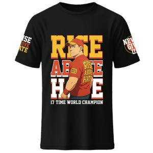 John Cena 17 Time Champion Rise Above Hate T Shirt