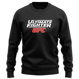 UFC Ulitmate Fighter Digital Print  Black Sweat Shirt