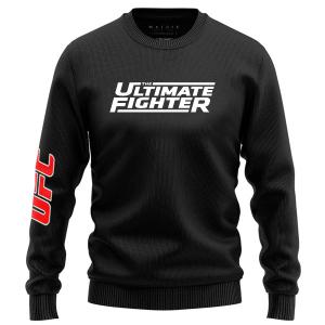 UFC Ulitmate Fighter Limited Edition Digital Print  Black Sweat Shirt