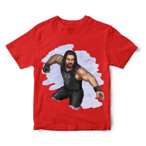 WWE Roman Reigns Action Digital Printed Kids T Shirt