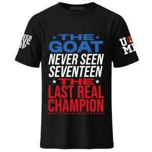 Men's ProSphere Black John Cena The G.O.A.T. T-Shirt