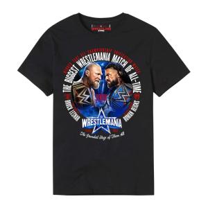 WrestleMania 38 Brock Lesnar vs Roman Reigns Match Digital T-Shirt