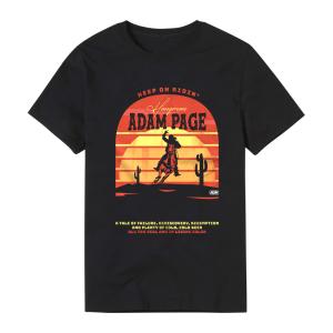 AEW Hangman Adam Page Sunset Digital T Shirt