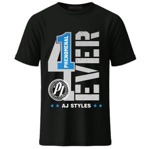 Men's Black AJ Styles Phenomenal One Forever T-Shirt