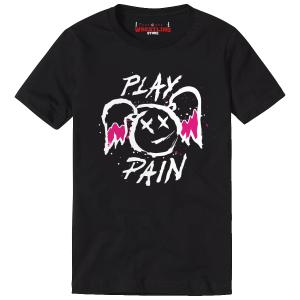 Black Alexa Bliss Play x Pain Digital Print T-Shirt 