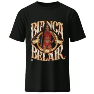 Men's Black Bianca Belair Queen of Heart 2025 T Shirt