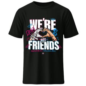 Men's Black Alexa Bliss & Charlotte Flair Allies of Convenience T-Shirt