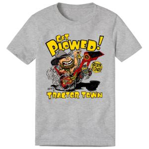 Brock Lesnar Tractor Town Digital Print Grey T Shirt