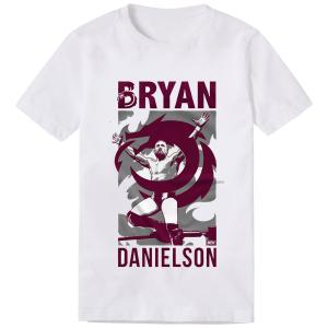 AEW Bryan Danielson - Lifted White Digital Print T Shirt