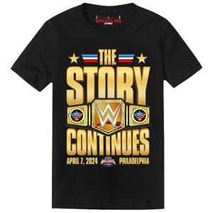 Cody Rhodes WrestleMania 40 Champion The Story Continues T Shirt