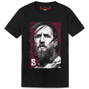 AEW Bryan Danielson - Valkyrie Digital Print  Black T Shirt