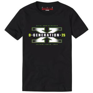 Black D Generation X - 25 Years Digital Print T Shirt