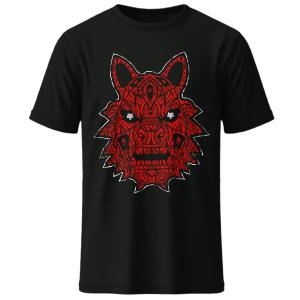 Men's Black Jacob Fatu Tribal Mask T-Shirt