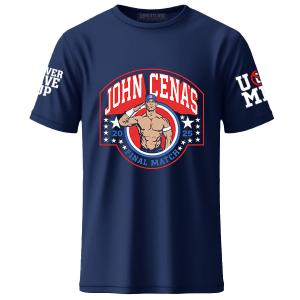 Men's ProSphere Navy John Cena Final Match T-Shirt