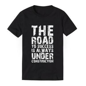 The Road To Success Gym Digital Printed T Shirt