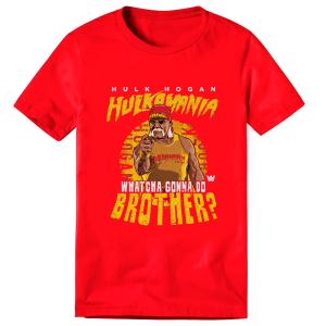 Hulk Hogan Hulkamania Whatcha Gonna Do Brother Red T Shirt