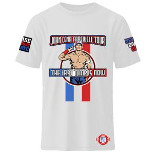 Men's White John Cena Farewell Tour 2025 Lyon T-Shirt