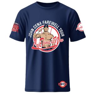 Men's Navy John Cena Farewell Tour 2025 NYC T-Shirt