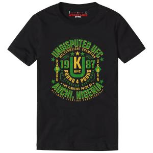 UFC Kamaru Usman 87 Crest Digital Print T Shirt