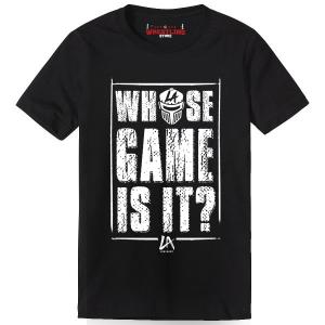Black LA Knight Whose Game Is It? Digital Print T Shirt