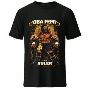 Men's Black Oba Femi The Ruler Limited Edition T-Shirt