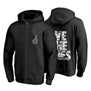 We The Onces Camouflage Zipper Winter Hoodie 
