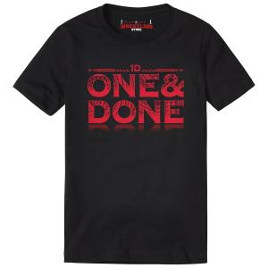 Men's Black The Usos One & Done Digital Print T-Shirt