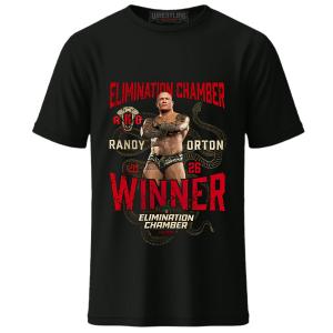 Men's Black Randy Orton Elimination Chamber 2026 T-Shirt