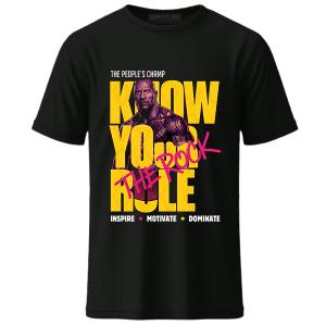 The Rock “Know Your Role” Street Wear Collection T-Shirt