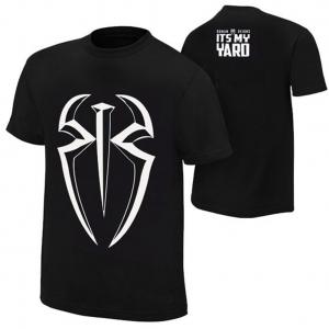 Black Roman Reigns Symbol Of Empire Digital Print T Shirt