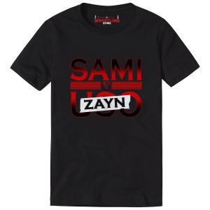 Men's Black Sami Zayn Duct Tape Digital T-Shirt