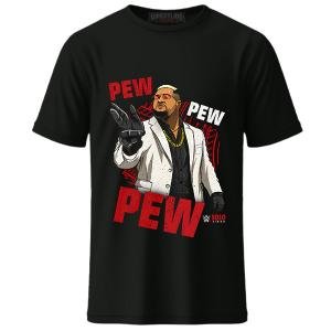 Men's Black Solo Sikoa WWE Cartoon T-Shirt