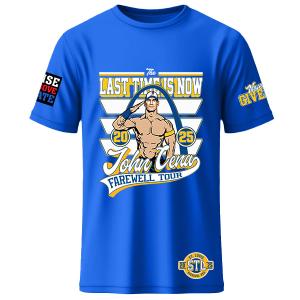 Men's Blue John Cena St. Louis Farewell Tour 2025 T-Shirt