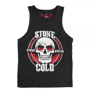 Steve Austin 3:16 Stone Cold Flaming Skull Gym Tank Top