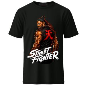Black Roman Reigns Street Fighter Edition 2026 T Shirt