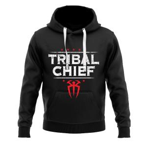 Roman Reigns Tribal Black Digital Print Kangaroo Hoodie