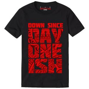  The Usos Down Since Always Digital Print Black T-Shirt