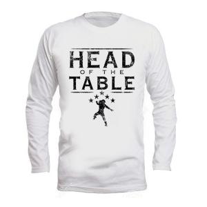 Roman Reigns Head Of The Table Full Sleeves White T Shirt