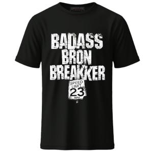 Men's Black Bron Breakker Badass T-Shirt