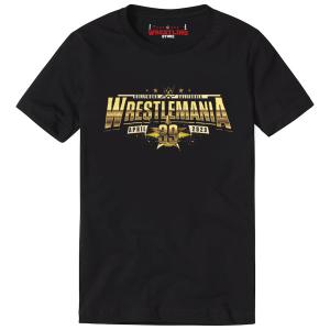 Men's Fanatics Branded Black WWE WrestleMania 39 Star Logo T Shirt