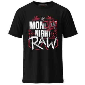 Men's Black Jey Uso Mon-Jey Night RAW T-Shirt